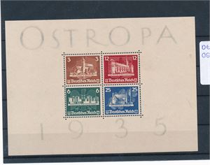 REICH (x) Mi Bl 3, 1935 OSTROPA (€ 1300)