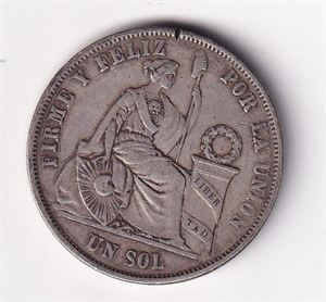 Peru 1 Sol   1864