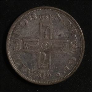 25 øre 1909 Norge 01 Sølv