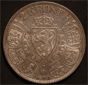 2 krone 1913. Kv.1/1+