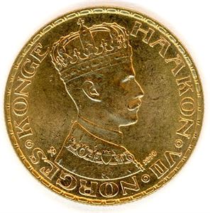 20 kroner 1910 i gull. 01