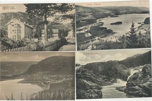 Valdres.  4 s/h småf. Kort Valdres  UB/brukt