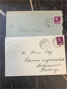 5 noe medtatte brev 4 stemplet i Hordaland