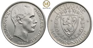 1 krone 1917 Haakon VII. Kv.0