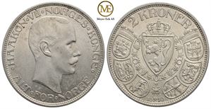 2 kroner 1910 Haakon VII. Kv.01