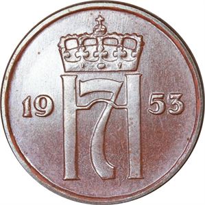 2 Øre 1953/2 PRAKT