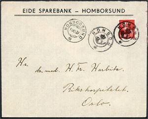 Grimstad med omegn. Ca 100 brev/forsendelser i album. Stort sett etter 1950.