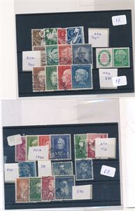 BRD o diverse komplette serier ex AFA 1080-1146. Stor katalogverdi på dette, se bilde