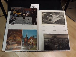 POSTKORT Fotoalbum med 197 kort. De fleste storformat farger fra land lengre sørover