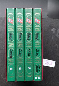 STEMPLER Diverse i 4 fotoalbum, 1 med bare Aust-Agder. Ikke noe sjeldent observert