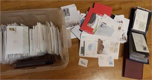 FDC NORGE, FÆRØYENE, ÅLAND Diverse abonnementsvare 80-tallet til et stykke ut på 2000-tallet. Usjekket, vekt 8,2 kilo