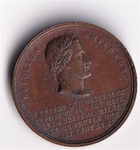 Medalje i forbindelse med tilbakekomst av Napoleon sine levningar frå St.Helena