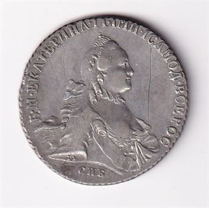 Russland 1 Rubel - 1764 СПБ СА