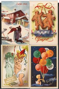 BRATLIE. Lott 40 kort. Mest brukt i god kval. Alle ulike mht. utgiver og kortnummer.