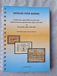 Katalog over Norske Kreditmerker, Rabatt/Provianteringsråd-merker og Privatsedler