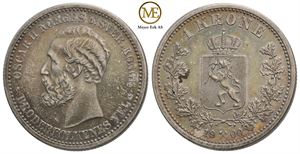 1 krone 1900 Oscar II. Kv.0