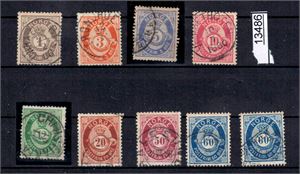 Ex Nk 22-31 o. Diverse skravert posthorn
