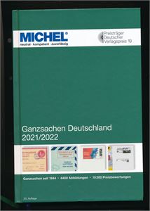 KATALOG MICHEL Tyskland helsaker 2021/2022. Ny pris € 98, ubrukt