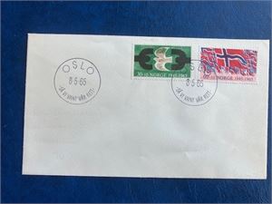 NK 562-63 Frigjøring FDC