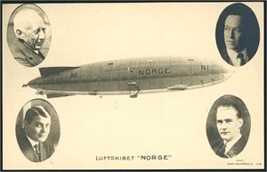 Ca 735 norske og utenlandske postkort, hvor  nær  550 er i småformat.