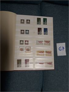 BALTIKUM-LATVIJA Mest postfriskt 1991-2000 i 16 siders bok inkl noen miniark