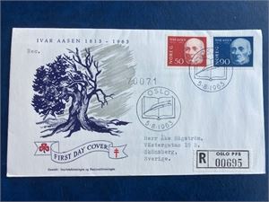 NK 538-39 Ivar Åsen FDC