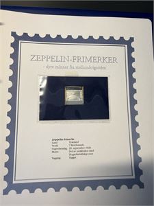 Zeppelin Frimerker sølv