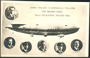 Luftskibet "Norge"/Zeppelin "Norge". 42 different postcards and two pictures.