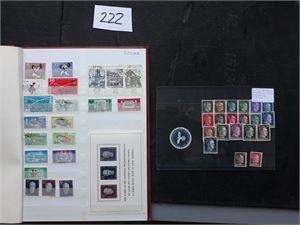 DDR Diverse merker og miniark i 16 siders bok. Også en serie Deutsche Besetzung Ostland