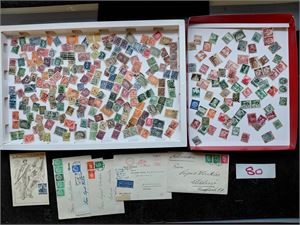 REICH o dublettlot inkl mye inflasjonsmerker. Alt tilsynelatende postalt brukt uten den billigste massevaren. Medfølger noen få brev/kort, et til Sverige med sensur 1940