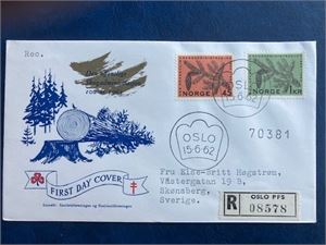 NK 509-10 Skogselskap FDC