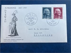 NK 591-92 Dybvad FDC