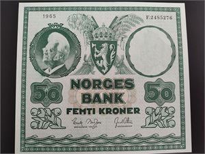 50 kroner 1965 F