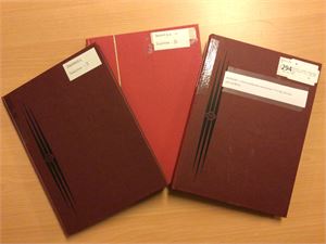 Danmark 3 velfylte instikksbøker med dubletter **/*/o    Høy AFA-verdi