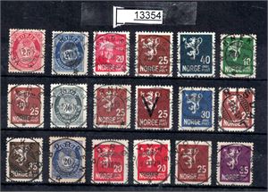 AGDER Pene stempler på 18 små merker