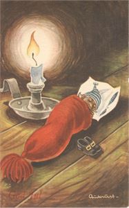 Julekort Aukrust , Oppi 583/2  st 1944