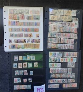 IRAN - PERSIA  Mange merker på 4 plansjesider. En del utvilsomt bedre, dersom de er ekte. Selges as-is