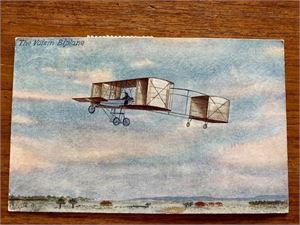 Engelsk prod. postkort brukt 1910 på Hamar