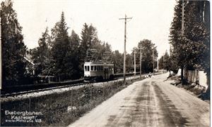 Postkort. Ekebergbanen Kastellet