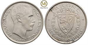 1 krone 1916 Haakon VII. Kv.0