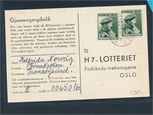 TROMS H/7-kort stemplet "FINNKROKEN 25-X-46"