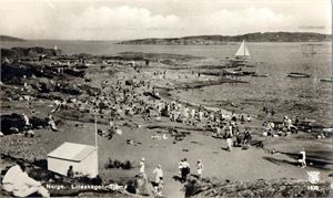 Postkort. Lilleskagen, Tjøme