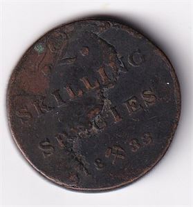 2 skilling 1833
