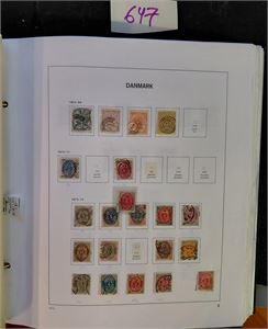 DANMARK o velfylt samling i Davo album til 1998 inkl begge 5kr posthus