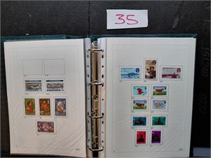 GUERNSEY o egenmontert samling til 1993. Fyldig  til 1989, så glissen. Noe på plansjer i tillegg