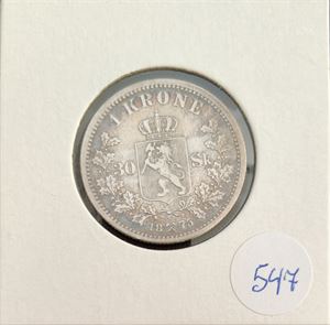 1 krone/15 sk. 1875