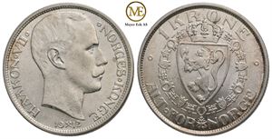 1 krone 1912 Haakon VII. Kv.0