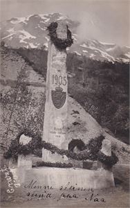 Hordaland - Naa, minnesteinen 1905