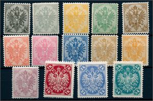 BOSNIEN HERZEGOVINA. 10-23.  "1900. Våben"sett *.    (Verdi  som ** 9800.-)