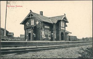 Hornnes Station. Brukt i 1911. K-1